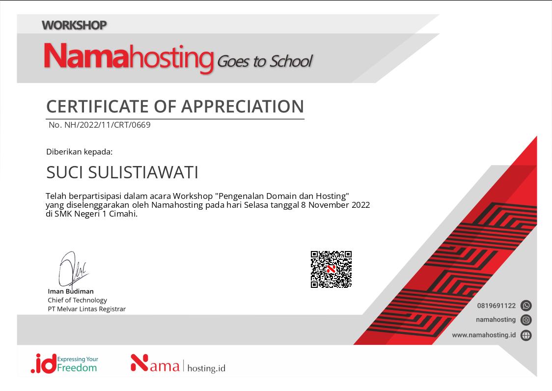 Certificate 1